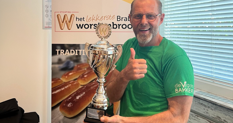 Derde prijs voor het lekkerste vegan worstenbroodje van Brabant!